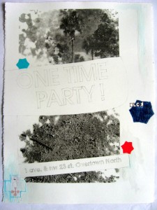 untitled(onetimeparty) for Locust Projects Smash & Grab 2008