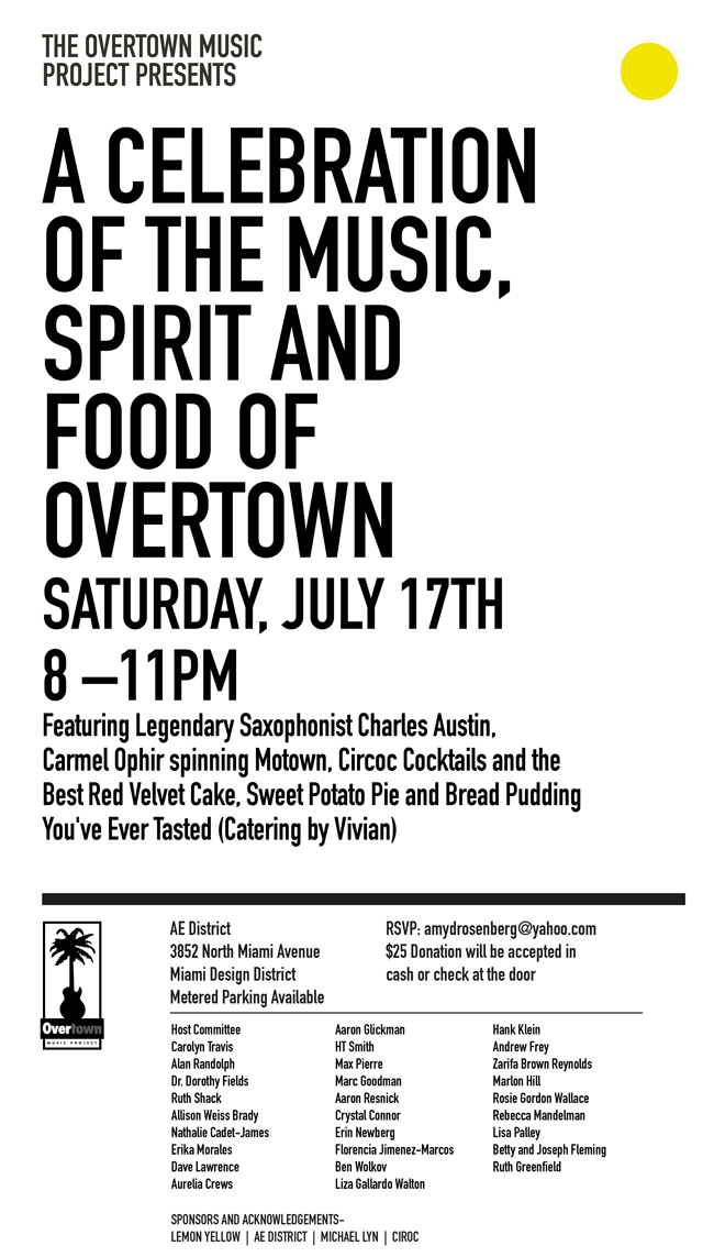 Overtown Music Project Overtown Music Project